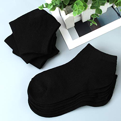 Cooraby 15 Pack Kids' Half Cushion Low Cut Athletic Ankle Socks Boys Girls Ankle Socks #TOP3