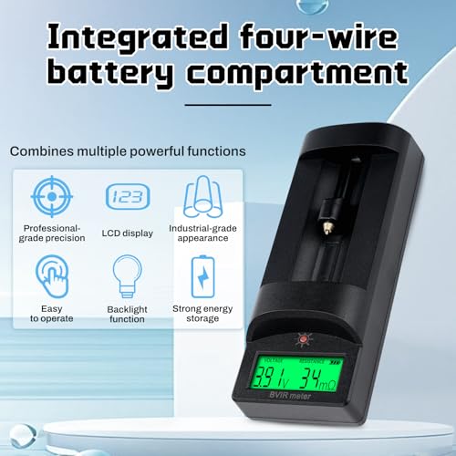 Testeur de piles mesure de la tension résistance interne lithium LCD - 2