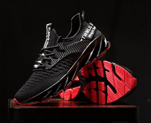 Tallboost Sneakers, Height Boosting Shoes for Men, Mens Walking Shoes Breathable Knit Slip on Sneakers Lightweight Athletic Gym Shoes2