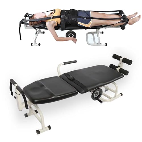 Cama Tracción Cervical y Lumbar Adecuado Hernias Discales Dolores Cervicales Alivia el Dolor y Mejora La Postura Equipo Dispositivo Estiramiento Corporal A,Bed Width 36 cm