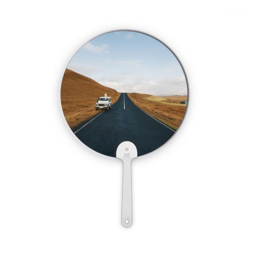 Éventail portable de voyage sur route de campagne pour fraîcheur en voiture