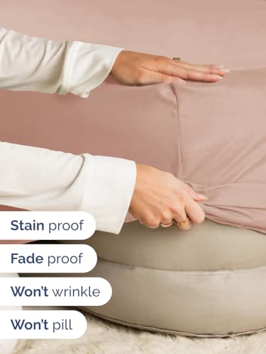 Image of Extra Deep Cal King Fitted Sheet - Single Fitted Sheet Only - Mauve | Easily Fits 18 inch to 24 inch Mattress, Soft, Wrinkle Free, Breathable & Comfy, Extra Deep Pockets Hotel Luxury Fitted Sheet