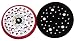 3M Hookit Clean Sanding Low Profile Disc Pad 20353, Hook and Loop Attachment, 5" Diameter x 3/8" Thick, 5/16"-24 External Thread, 44 Holes, Red