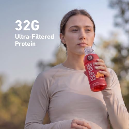 Image of Isopure Zero Carb 32g Clear Protein Ready-to-Drink, Whey Protein Isolate, Alpine Punch, 12 Pack (Packaging May Vary)