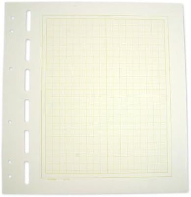 Schaubek BB700 Blank Sheets, Yellowish-White with netprint 50 Sheets per Pack