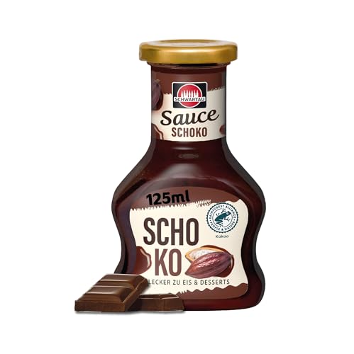 Schwartau Dessert Sauce Schokolade zum Verfeinern von Desserts und Eis 125ml