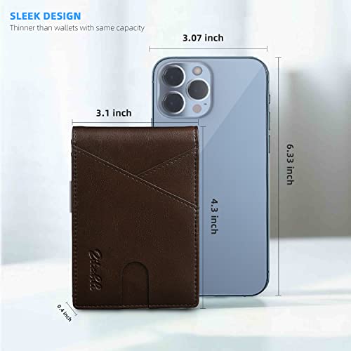 Image of Zitahli Slim Wallet for Men,RFID Blocking Leather Bifold with Money Clip | Minimalist Front Pocket Design, Holds 12 Cards, RFID Protection, Gifts for Men on Birthdays, Father's Day, and Christmas