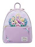 Loungefly Disney Tangled Floral Mini Backpack PURPLE NONE