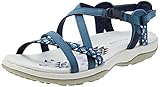 Stil: Skechers Damen Reggae Slim Vacay Slingback Sandalen, Navy Duraleather/Webbing, 38 EU