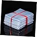 Unomor 100pcs PVC Shrink Wrap Bags Heat Shrinkable Packaging Film for Sealing Sturdy Plastic Shrink Wrap for Crafts Food and Industrial Use