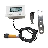 Genauer digitaler Zähler mit fünf Stellen, großem LCD-Display, mit Magnetsensor, einfache Anbringung, hohe Präzision. Magnetische Näherungsmessung bis zu 5 mm bis 10 mm, magnetische Entfernungsmessung: >= 30 mm, Größe: 64 mm x 38 mm x 38 mm, Lochgröße: 61 mm x 36 mm.