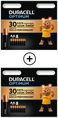 Duracell Optimum AA Pil 16'lı Paket