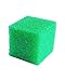 Bright Box Kitchen Cube Scrubber Sponge Scratch Free Odor Free Long Lasting, 1ct Green