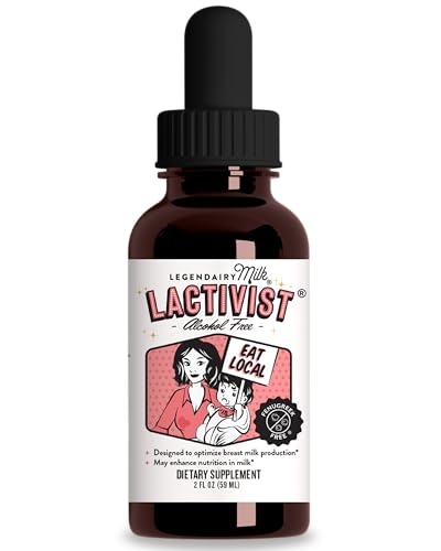 Image of Legendairy Milk Lactivist Drops, Breastfeeding Supplement to Increase Breast Milk Supply, Organic Torbangun for Lactation, Made in USA, Alcohol Free, 2 Fl Oz