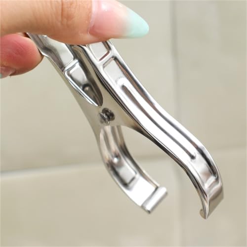 Clips de inoxidable para tender ropa interior y abrazadera de almacenamiento 8