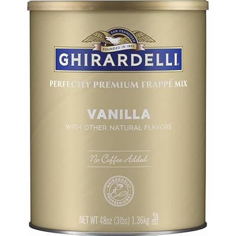 Ghirardelli Chocolate Company Vanilla Frappé Mix, 3 lb Cover