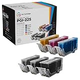 LD Products Compatible Ink Cartridge Replacements for Canon PGI-225 and CLI-226 (6-Set Pigment Black, Dye Black Gray, C, M, Y)