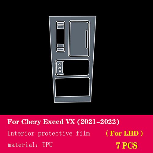 Film TPU anti-rayures pour console centrale Chery Exeed VX