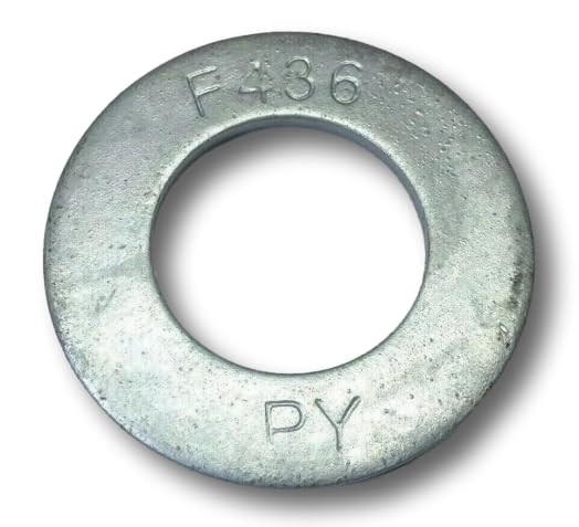 Flat Washers F436 Structural Washers, Hot Dipped Galvanized, Sizes 1/4" - 2 (10, 2")