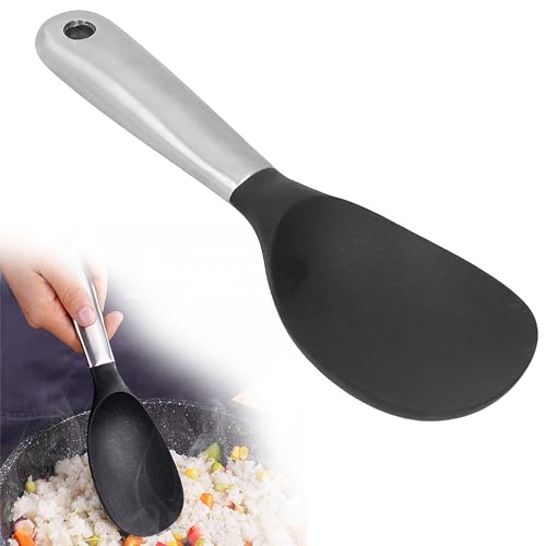 Paletta Riso Plastica Rice Paddle Cucchiaio da Servizio per Riso Resistente al Calore Cucchiaio da Minestra a Manico corto Cucchiai da Riso Lavabile in Lavastoviglie per Cucinando Salsa Insalata Riso