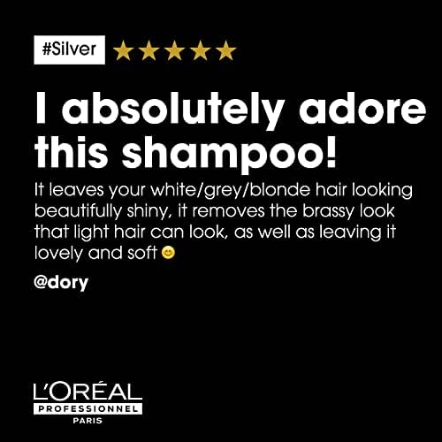 LOréal Professionnel | Shampoo, For Grey, White or Light Blonde Hair, Serie Expert Silver