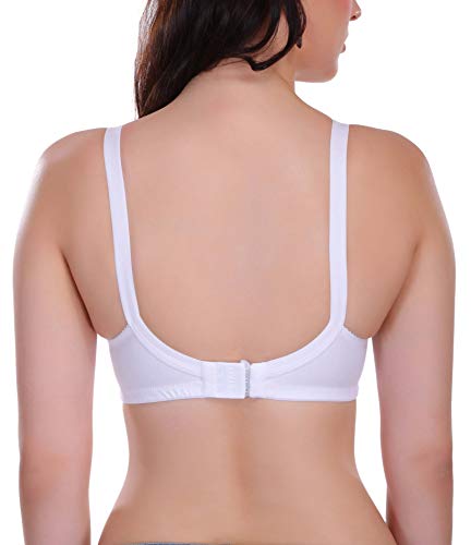 Image of Eve's Beauty Women's Cotton Non Padded Wire Free Full Coverage Bra