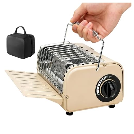 Estufa Para Tienda De Acampada,1200W Estufa De Gas Para Senderismo Con Bolsa De Almacenamiento,Calentador Para Exteriores | Para Senderismo Mochilero Exterior Invierno Ocio Picnic Y Viaje