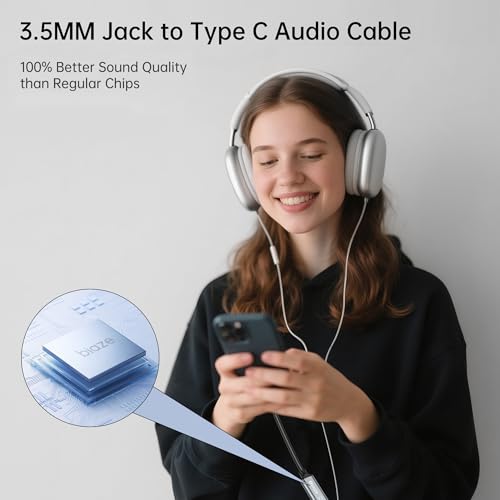 Cable adaptador USB C a Jack 3.5mm analógico miniatura 3