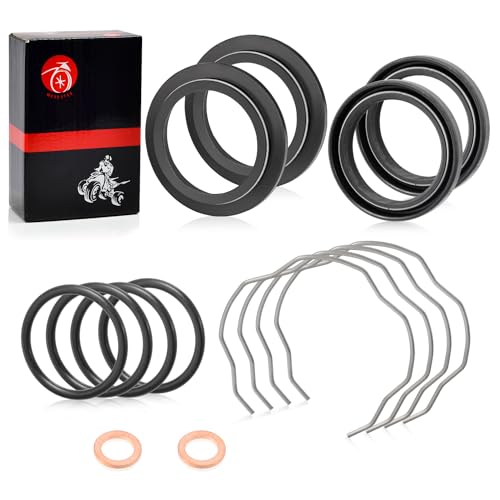 Image of Fork Dust Oil Seals Kit 41x53x8 /10.5mm For Kawasaki Ninja 650 ER650 EN650 EX650 KLR650 EJ800