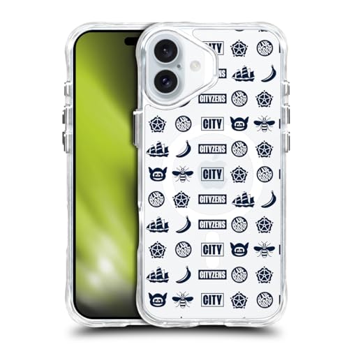 Étui antichoc Manchester City iPhone 16 Plus de qualité militaire