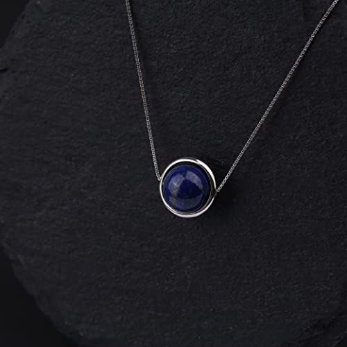 COAI 925 Sterling Silver Chain Simple Crystal Necklace