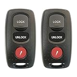 ar Key Fob Keyless Entry Remote fits 2007 2008 2009 Mazzda 3 (KPU41794, 41794);by AUTO Key MAX (Pair)