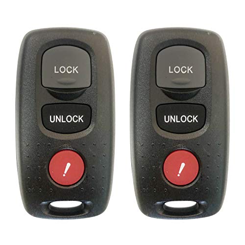 ar Key Fob Keyless Entry Remote fits 2007 2008 2009 Mazzda 3 (KPU41794, 41794);by AUTO Key MAX (Pair)