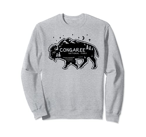 Congaree National Park Buffalo SC Cutout Carolina del Sud Felpa