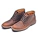 Chukka Boots Fashion and Comfort Casual Oxfords Ankle Lace Up Boot Dark-Brown 10