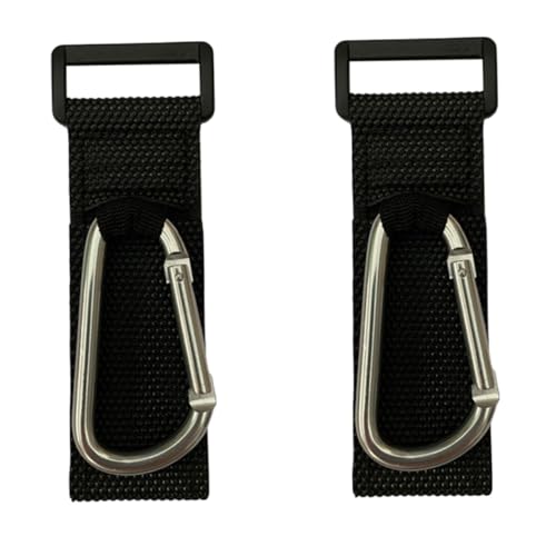 SOPOTUTU 2個 ベビーカー用型フック 多機能ストローラーハンガー バッグホルダー 耐荷重設計 滑り止め付き 車椅子や散歩用にも対応 買い物や