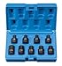 Grey Pneumatic Corp. GY1219ET .38 in. Drive 9 Piece External Star Impact Socket Set
