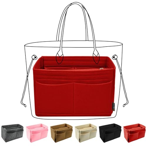 OMYSTYLE Organiseur rouge sac diviseurs Longchamp