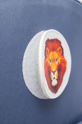 KAFF ''Mucco'' Anne Bebek Bakım Çantası & Gündelik Sırt Çantası Değiştirilebilir Stickerli (Gri) - Görsel 7