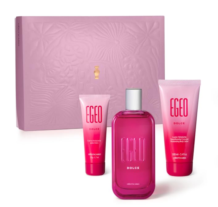 KIt Egeo Dolce: Desodorante Colônia 90ml, Creme 100ml e Creme Para