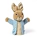 GUND Classic Beatrix Potter Peter Rabbit Stuffed Animal Plush Hand Puppet, 8.5"