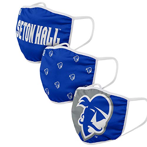 FOCO Seton Hall Pirates NCAA Face Cover - Adult - 3 Pack