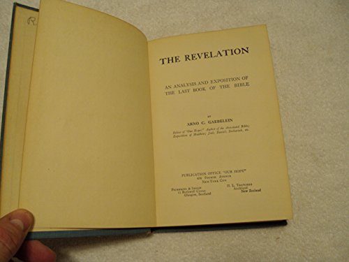 Revelation B000RZLV1U Book Cover
