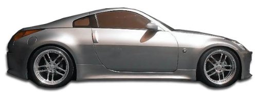 Extreme Dimensions Duraflex Replacement For 2003-2008 Nissan 350Z Z33 V-Speed Side Skirts Rocker Panels - 2 Piece #TOP7