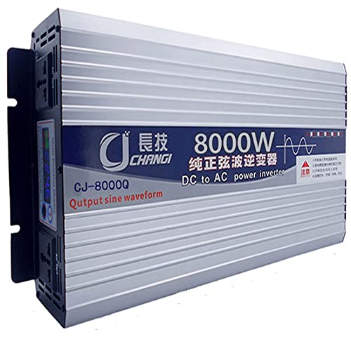JINTAOMA Power Inverter Pure Sine Wave Inverter 12v dc to ac 110v 240v with LED Display for Car RV Boat Solar Power System.,8000W-24Vto220V