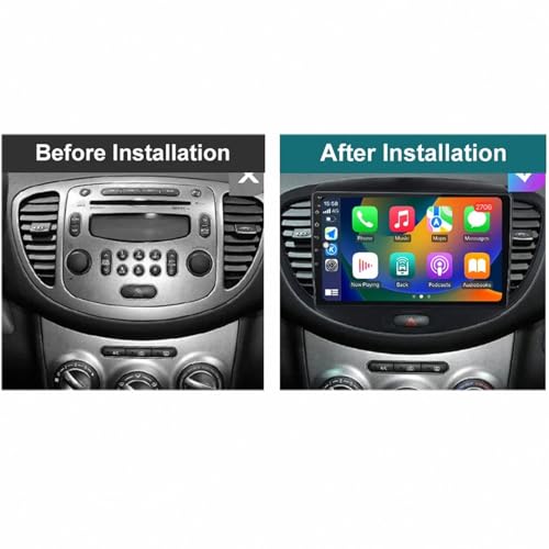 Android Auto Inalámbrico para Hyundai I10 Evite Cables con esta Pantalla GPS 7