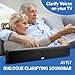 ZVOX Dialogue Clarifying Sound Bar with Patented Hearing Technology, Twelve Levels of Voice Boost - 30-Day Home Trial - AccuVoice AV157 TV Speaker (Black)