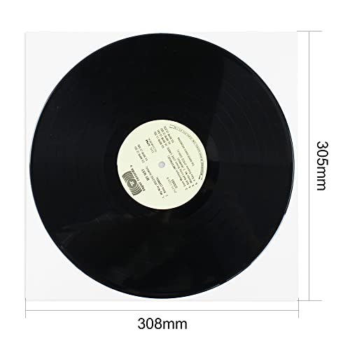 20 Inner Sleeves For Vinyl Records,Poly Lined Paper Protective Lp Vinyl Record Sleeves (90 Gsm White Kraft Paper) Provide Your Lp Collection #TOP1