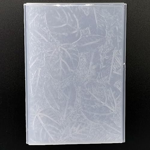WooYangFun Leaves Background Embossing Folders for Card Making Scrapbooking and Other Paper Crafts