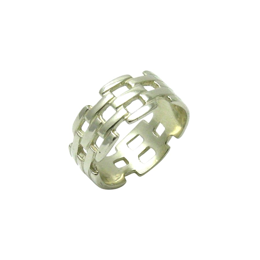 Bague en argent massif 925 Empress | Le cadeau idéal avec cet anneau de 8.5mm
